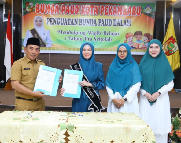Bunda PAUD Pekanbaru Tekankan Dukungan Semua Pihak untuk Wajib Belajar 13 Tahun