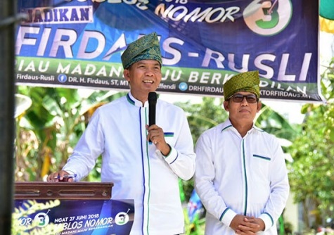 Dukungan Makin Bulat di Kabupaten/Kota, Firdaus-Rusli Semakin Optimis Menang