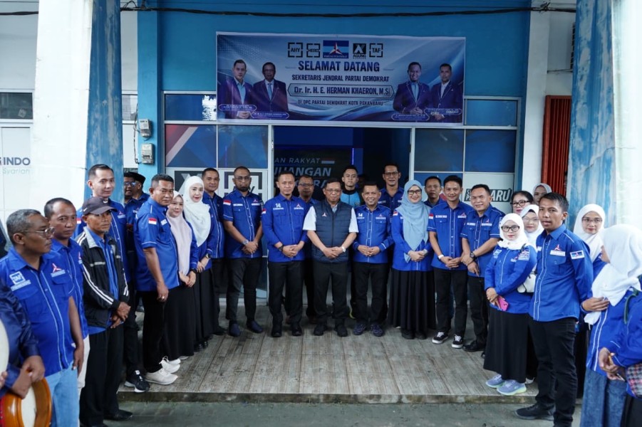 Agung Nugroho Kembali Pimpin Demokrat Riau, Kader Diminta Solid Hadapi Agenda Politik 2029