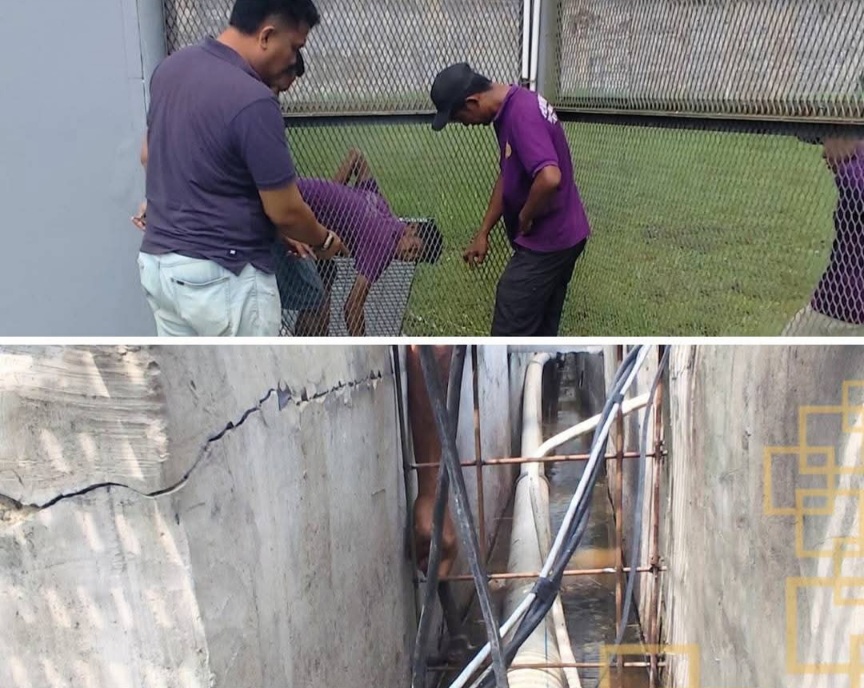 Lapas Narkotika Rumbai Perbaiki Saluran Air, Wujudkan Hunian Bersih dan Sehat