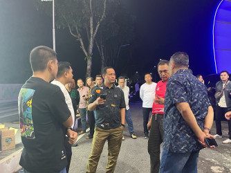 Walikota Pekanbaru Tinjau Persiapan Taman Labuai, Pusat Kuliner dan Wisata Malam Baru