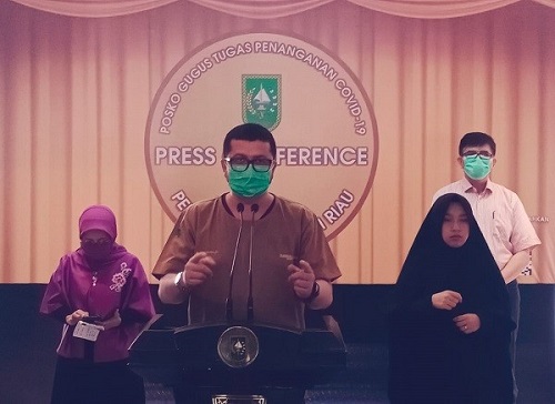 Bertambah 3, Total Positif Covid-19 di Riau Jadi 45 Kasus