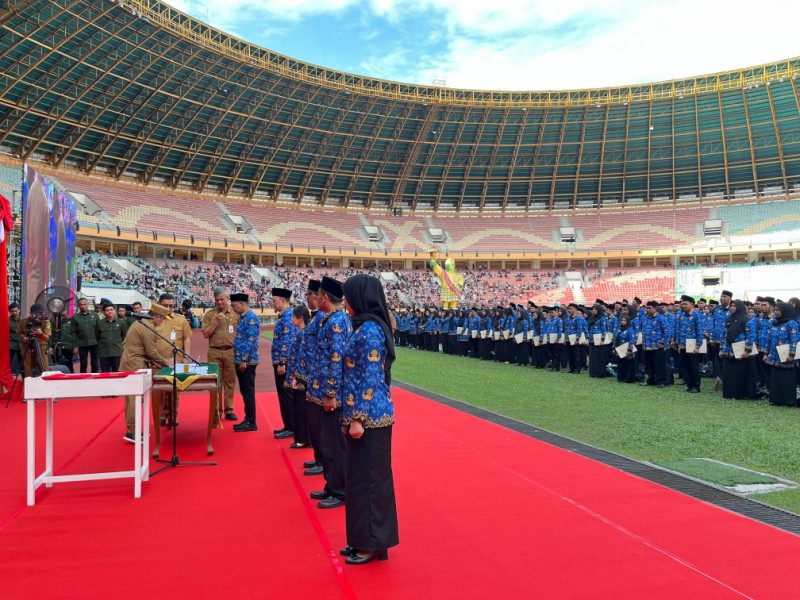 Pelantikan PPPK Riau 2025: Gubri Abdul Wahid Ingatkan Integritas dan Profesionalisme