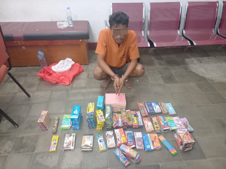 Aksinya Terekam CCTV, Residivis Pencurian Dibekuk Polsek Kampar