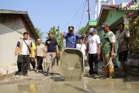 Saluran Lingkungan di Labuhbaru Mencapai Timur Rp 5,3 Milyar