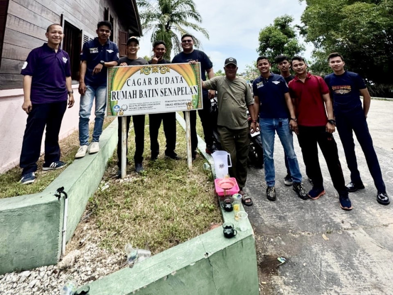 Dishub Pekanbaru Bersih Bersih di Rumah Batin Senapelan