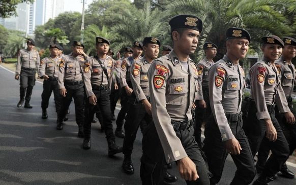 Ribuan Personel Polri-TNI Hadiri HUT Bhayangkara di Monas