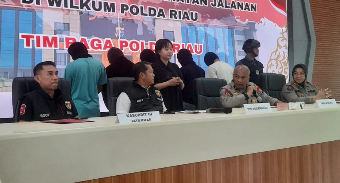 8 Remaja Diamankan Polisi Usai Video Dugaan Begal Viral di Pekanbaru