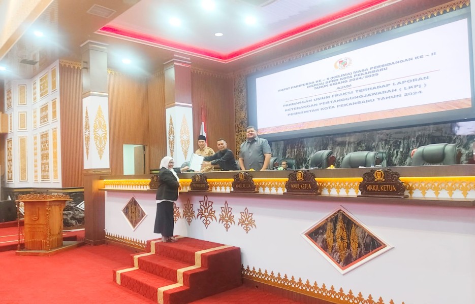 LKPJ Pemko Pekanbaru 2024 Dikritik, DPRD Minta Penjelasan PAD dan Infrastruktur