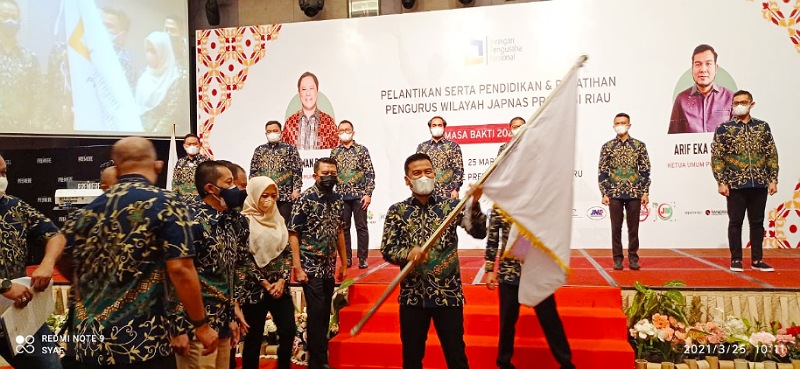 Arif Eka Saputra Resmi Dilantik Jadi Ketua PW JAPNAS