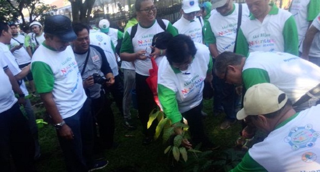 Menteri LHK dan Ribuan Warga Kota Bogor Ikut Aksi Hijau Nusantara