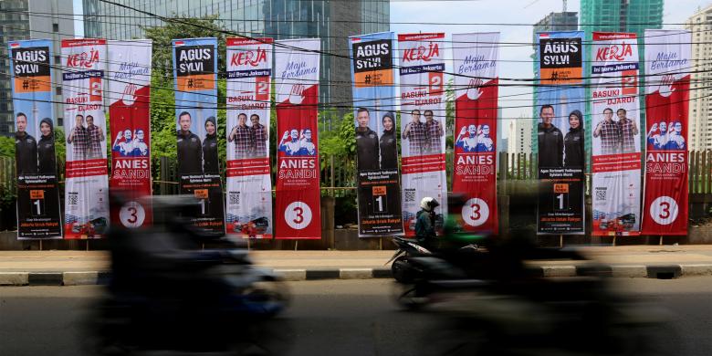 Survei LSI: Jika Pikada DKI Jakarta Dilakukan Saat ini, Ahok-Djarod Menang 31,8 Persen