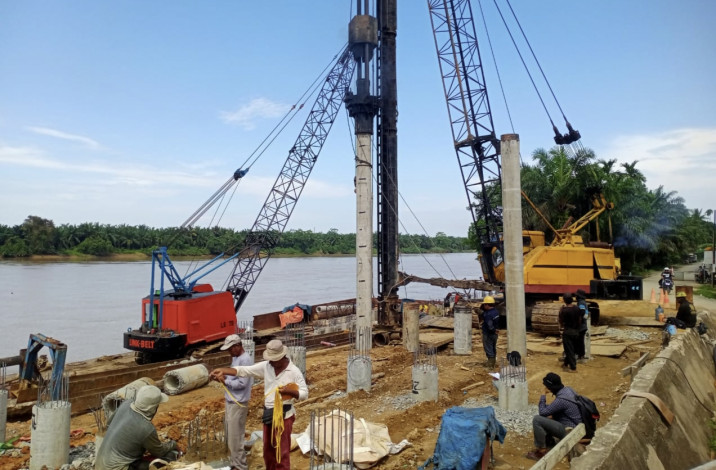 Akses Utama Riau–Inhil Terganggu, Jembatan Sei Sekayan Deras Diperbaiki