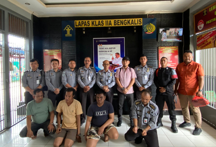 Oknum Sipir dan 5 Napi Terlibat Peredaran Sabu di Lapas Bengkalis