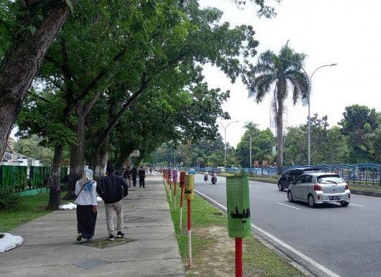 Jelang Demo Mahasiswa se-Riau di Kantor DPRD, Jalan Sudirman Belum Ditutup