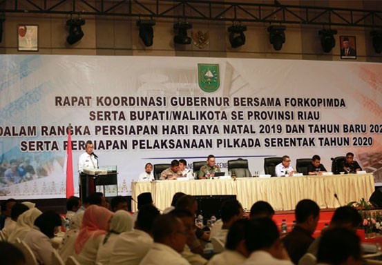 Hanya dari Siak Bupati yang Hadiri Rakor Gubernur dengan Forkopimda se-Riau, Syamsuar Langsung Curha