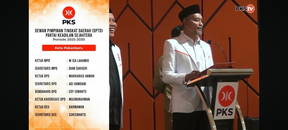 Yasser Hamidi Parkir, Markarius Anwar Resmi Pimpin PKS Pekanbaru