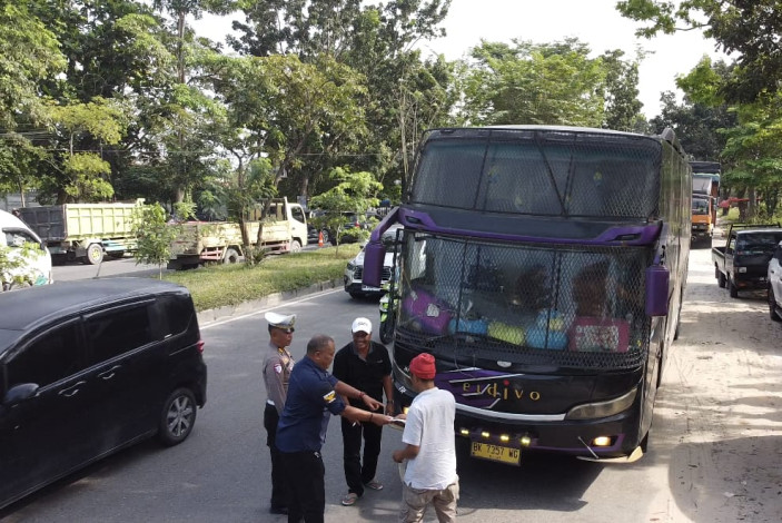 Ditlantas Polda Riau Tindak Puluhan Pelanggaran Lalu Lintas Lewat Operasi Penumbar