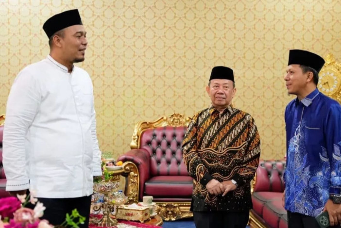Bupati Inhu Terima Kunjungan Ketua Pengadilan Tinggi Agama Riau, Bahas Sinergi Layanan Hukum