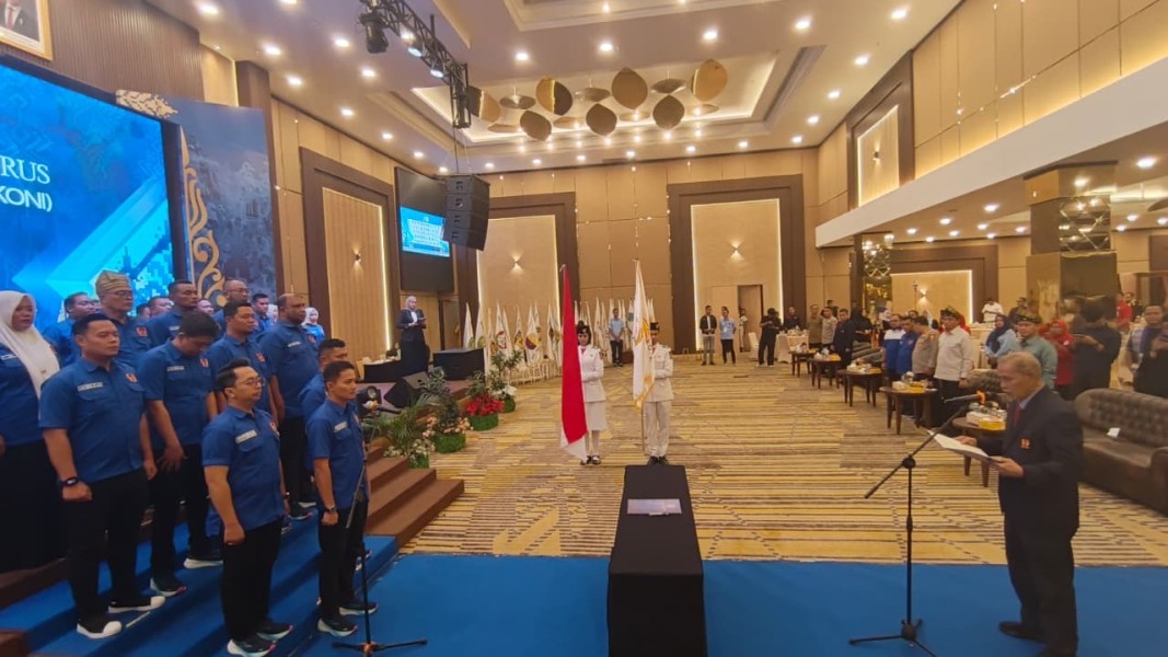 Resmi Nahkodai KONI Pekanbaru, Faisal Reza Langsung Tancap Gas Hidupkan Porkot yang Vakum 7 Tahun