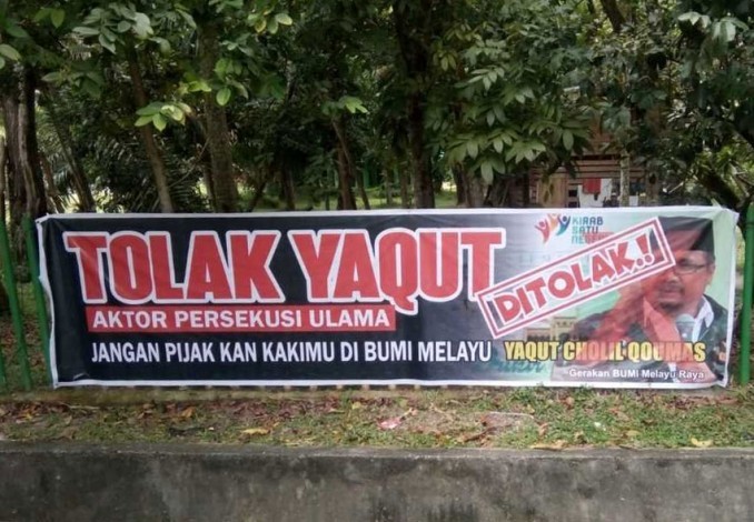 Bukan Dendam, GMMK Riau Akan Perlakukan Yaqut Seperti GP Ansor Lakukan UAS di Jawa