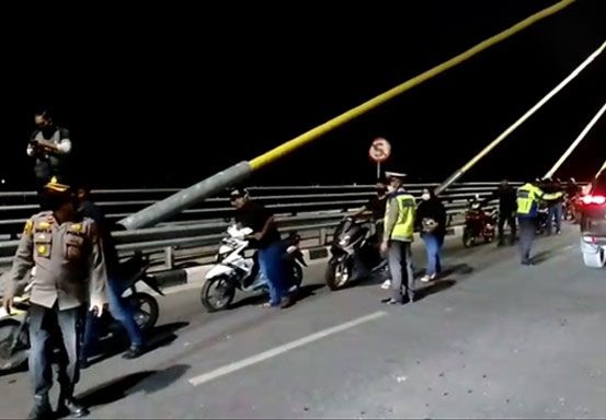 Nongkrong di Jembatan Siak IV, Ratusan Pengendara Diamankan Polisi