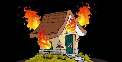 4 Rumah di Inhil Riau Terbakar, 1 Keluarga Tewas