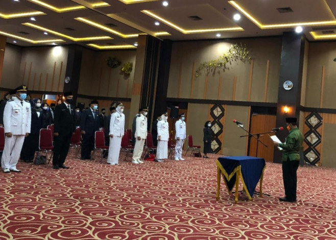 Ini Nama 69 Pejabat yang Dilantik, Dipimpin Sekda Pekanbaru