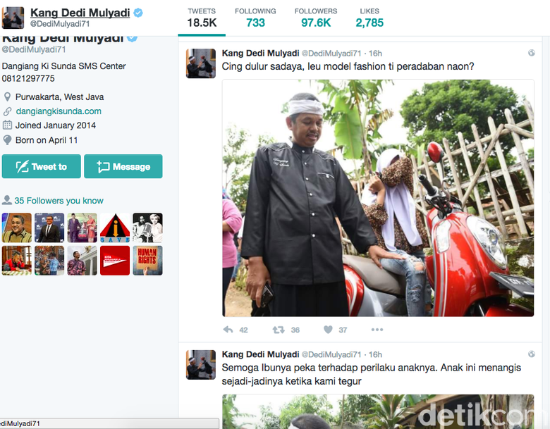 Heboh di Medsos, Bupati Purwakarta 'Pegang' Paha Siswi