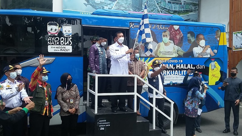 Disebut Tolak Bus Vaksin, Camat Rumbai Barat Ancam Somasi Pelaku