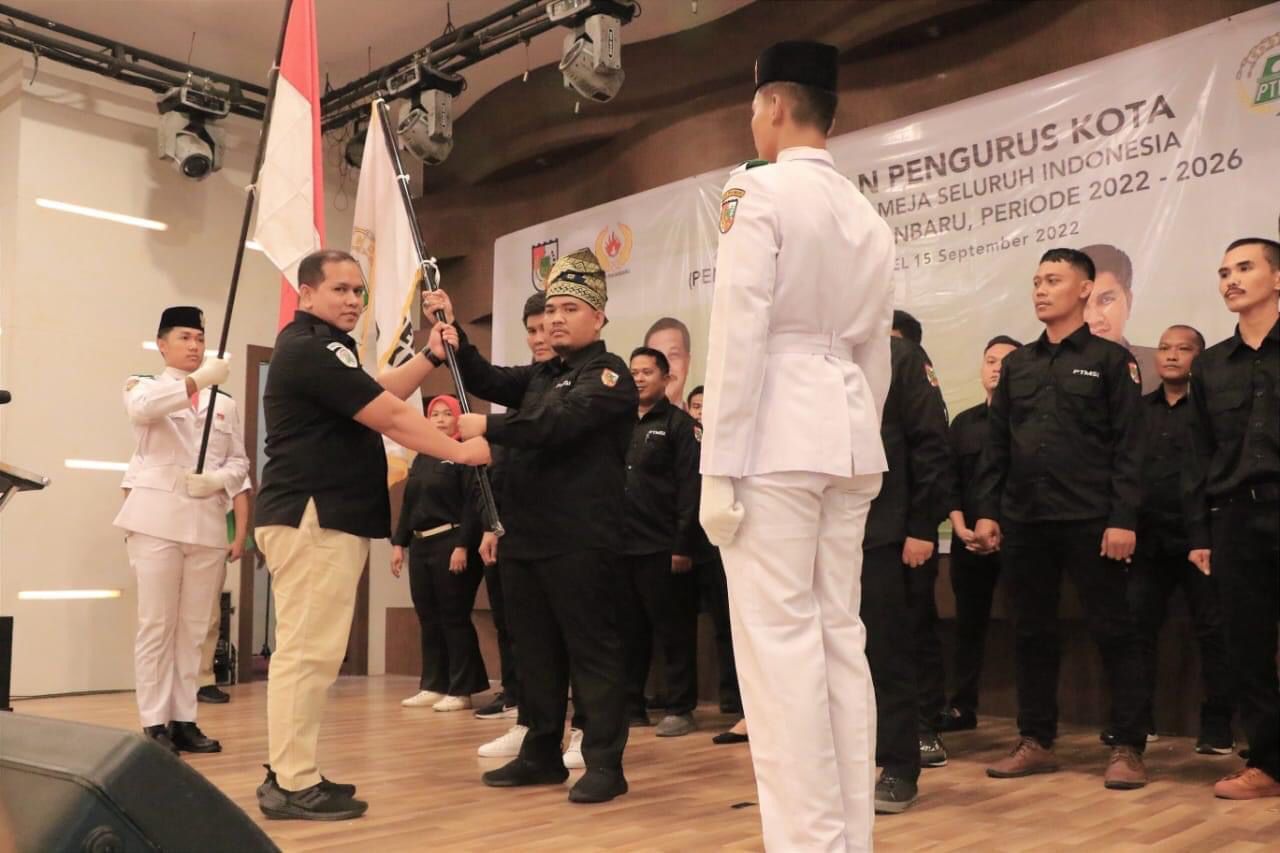 Broery Resmi Dilantik Sebagai Ketua PTMSI Pekanbaru, Ini Harapan Pj Walikota