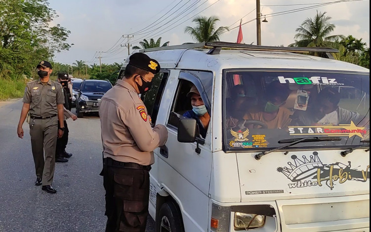 Masuk Rohul Wajib Negatif Rapid Antigen, 6 Pos Penyekatan Mulai Efektif