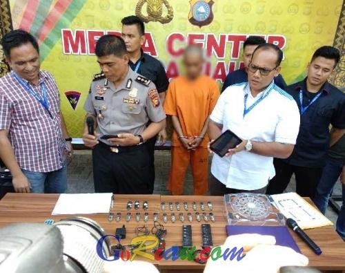 Ratusan Orang jadi Korbannya, Ditreskrimsus Polda Riau Bekuk Penjahat Cyber Modus SMS Berhadiah