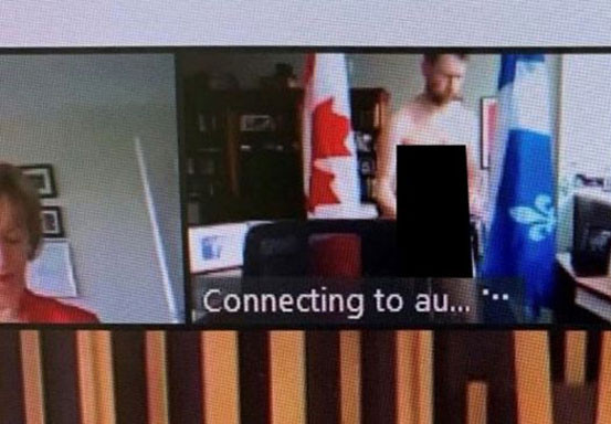 Anggota Dewan Tanpa Busana saat Rapat Online, Kamera Nyala Waktu Ganti Baju