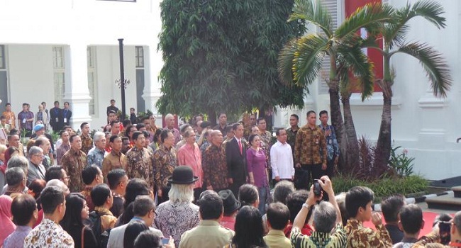 Jokowi Buka Pameran Lukisan Istana di Galeri Nasional