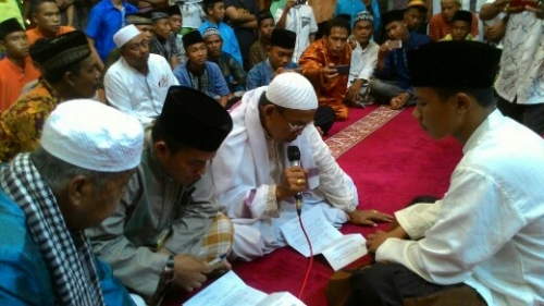 Kagum dengan Islam, Pelajar SMAN 1 Kateman Ucapkan Dua Kalimat Syahadat