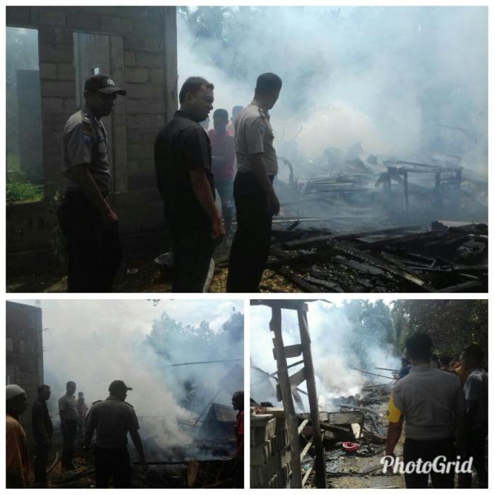 Si Jago Merah Kembali Menghanguskan Satu Unit Rumah Milik Korban Armansyah