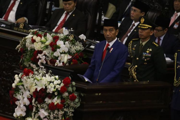 Pidato di Sidang MPR, Presiden Jokowi Klaim Tingkat Pengangguran Turun