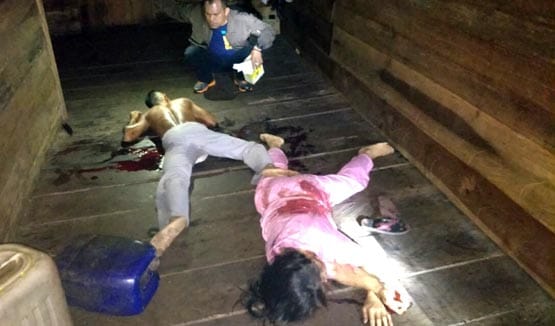 SADIS! Cek Cok Suami Istri di Riau ini Saling Tikam Sampai Tewas