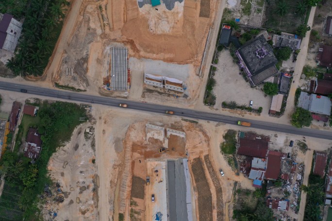 HKI Tunda Pemberlakuan Sistem Buka Tutup Jalan Garuda Sakti untuk Pemasangan Girder Tol Pekanbaru