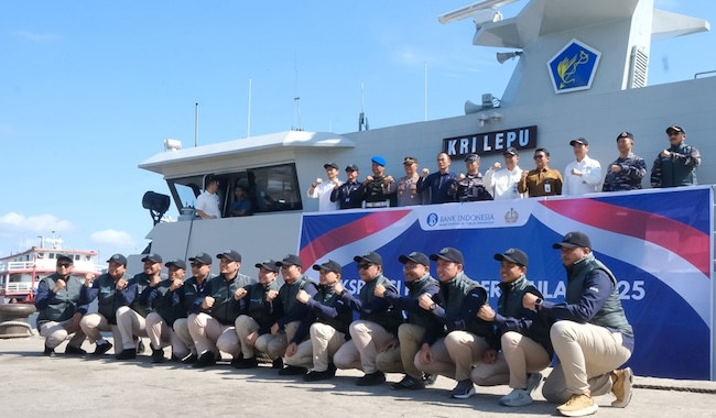 Bank Indonesia dan TNI AL Gelar Ekspedisi Rupiah Berdaulat 2025 dari Dumai