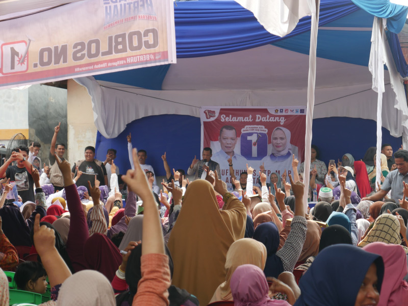 Ribuan Warga Padati Kampanye Muflihun-Ade: Pilih Pemimpin Sesuai Sunnah, Pesan UUN