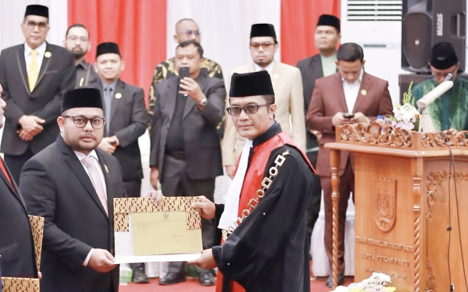 Sah Dilantik Jadi Pimpinan DPRD, Andry Saputra Siap Pastikan Program Prabowo-Gibran Sampai ke Rakyat