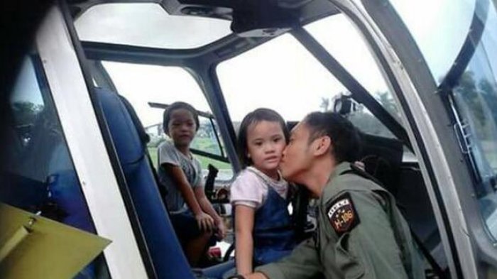 Ciuman Terakhir Untuk Putri AKP Safran Sebelum Pesawat M 28 Sky Truck Jatuh