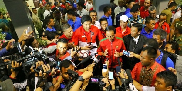 Presiden Jokowi sampai Wakil Ketua KPK nonton final Piala Presiden 2018