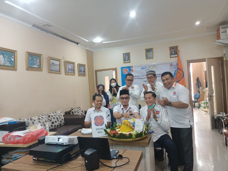 DPD REI Riau Potong Tumpeng Sempena HUT ke-50 Tahun 2022