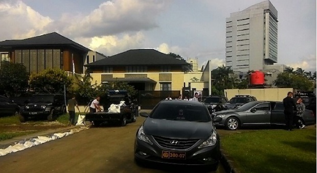Pasca Digeruduk Massa, Rumah SBY Dijaga Ketat Polisi