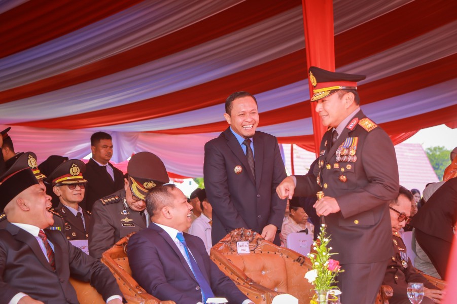 Wako Agung Hadiri HUT Bhayangkara ke-79: Wujud Kolaborasi Polri dan Pemko Pekanbaru