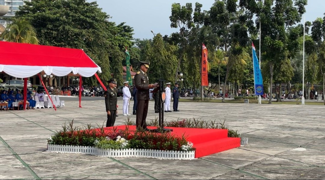 TNI Genap 80 Tahun, Kodam XIX/TT Peringati dengan Upacara Penuh Semangat di Pekanbaru