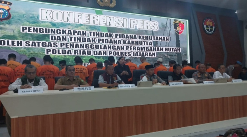 17 Kasus Karhutla Terungkap, 22 Tersangka Dibekuk Polda Riau